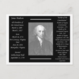 President James Madison Vykort