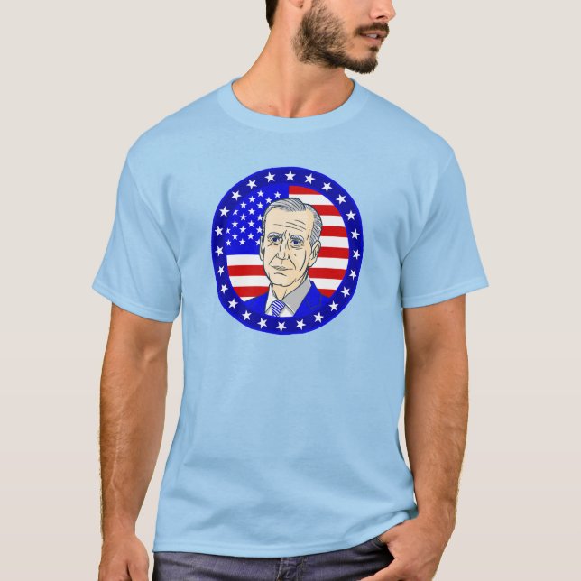 President joe biden american flagga t shirt (Framsida)
