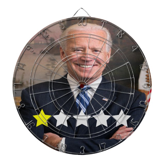 President Joe Biden Godkännandegrad Darttavla (Framsidan)