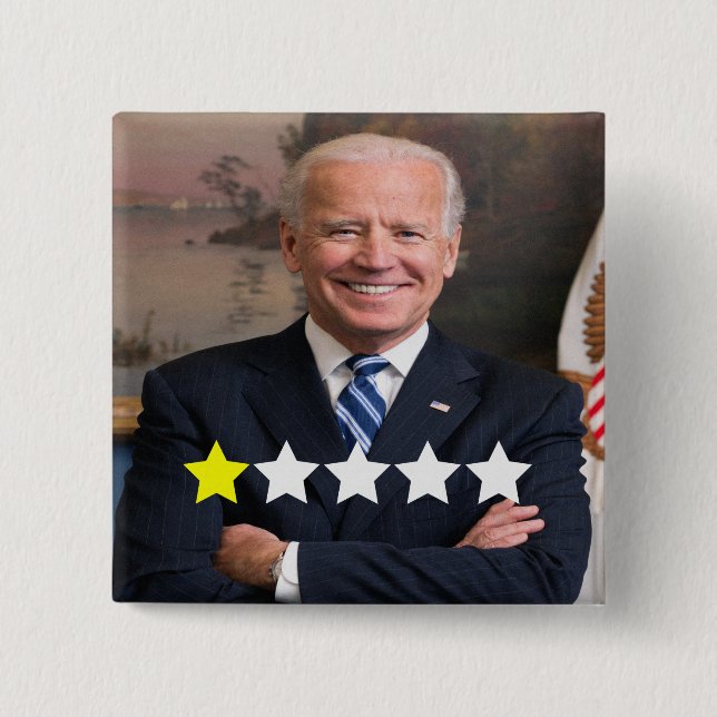 President Joe Biden Godkännandegrad Knapp (Framsida)