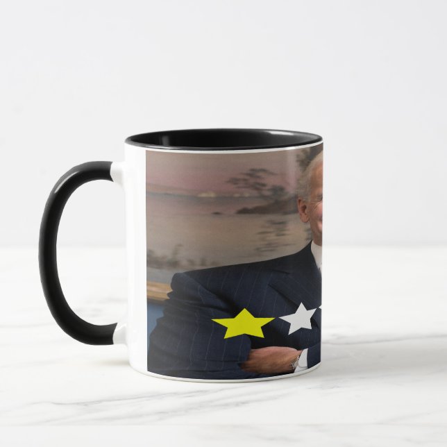 President Joe Biden Godkännandegrad Mugg (Vänster)