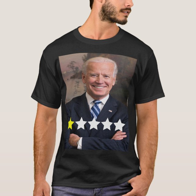 President Joe Biden Godkännandegrad T Shirt (Framsida)