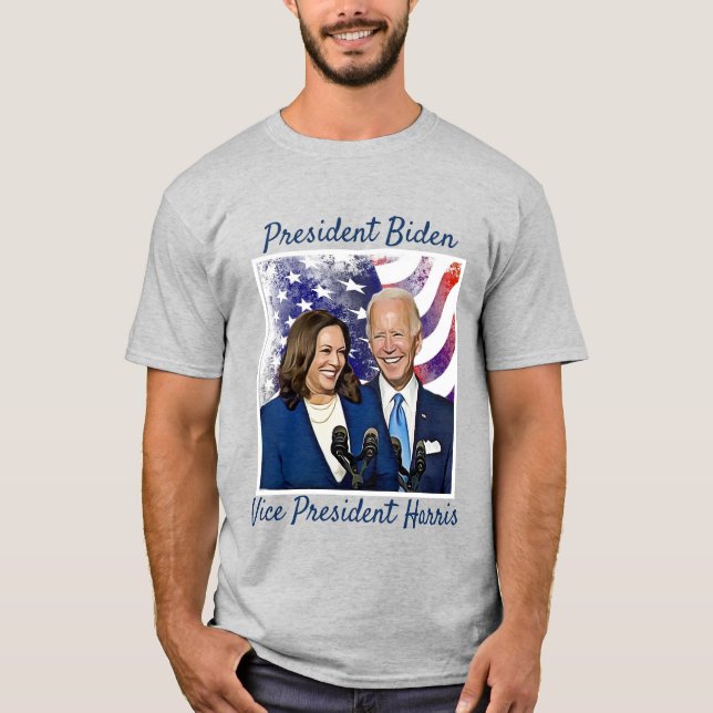 President Joe Biden och VP Kamala Harris 2020 T Shirt (Framsida)