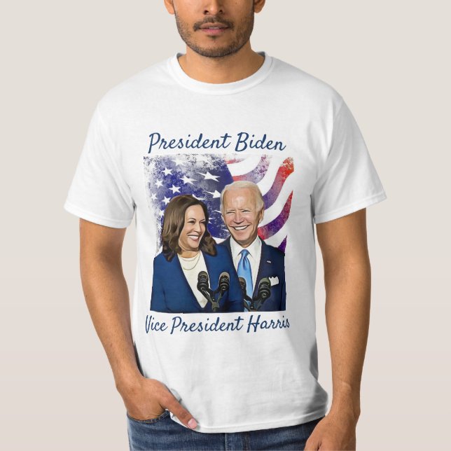 President Joe Biden och VP Kamala Harris 2020 T Shirt (Framsida)
