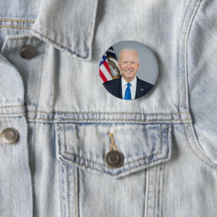 President Joe Biden Officiell 2021 Porträtt Knapp