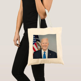 President Joe Biden Officiell 2021 Porträtt Tygkasse