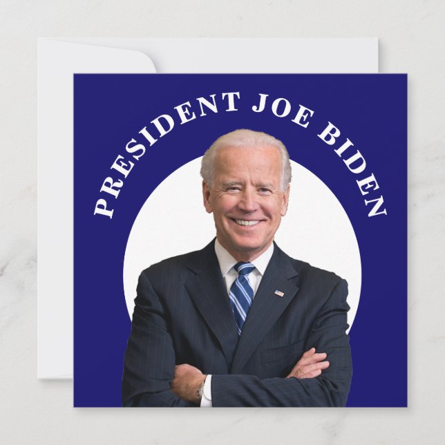 President Joe Biden Porträtt (Framsida)