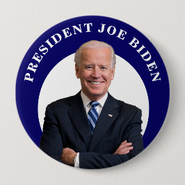 President Joe Biden Porträtt Knapp