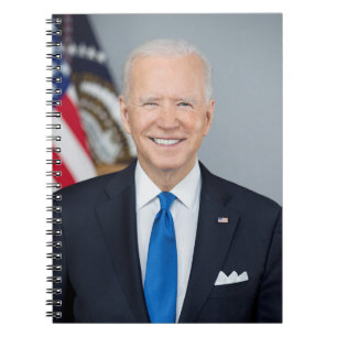 President Joe Biden White House Porträtt Anteckningsbok
