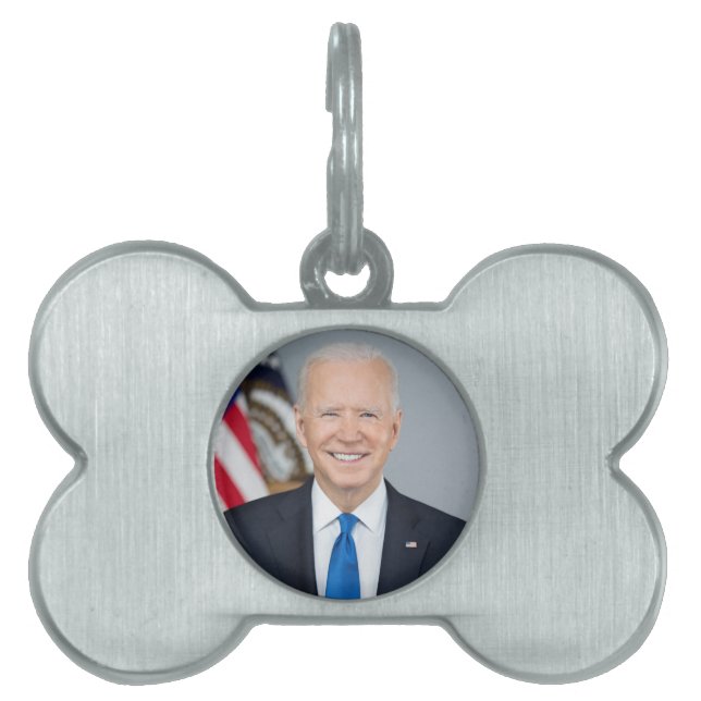 President Joe Biden White House Porträtt ID-bricka Husdjur (Framsidan)