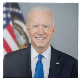 President Joe Biden White House Porträtt Kakelplatta