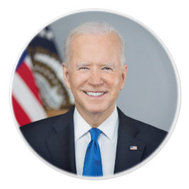 President Joe Biden White House Porträtt Knopp