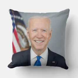 President Joe Biden White House Porträtt Kudde