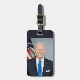 President Joe Biden White House Porträtt Luggage Bagagebricka
