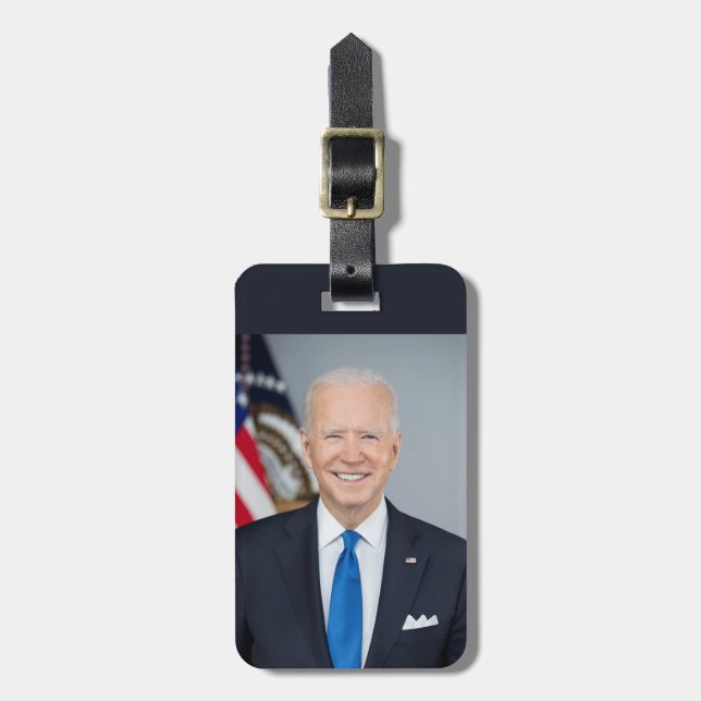 President Joe Biden White House Porträtt Luggage Bagagebricka (Vertikal Framsida)