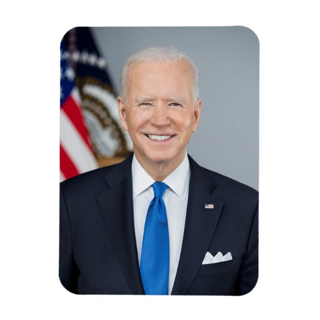 President Joe Biden White House Porträtt Magnet (Vertikal)
