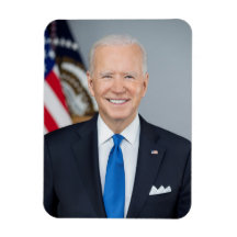 President Joe Biden White House Porträtt Magnet