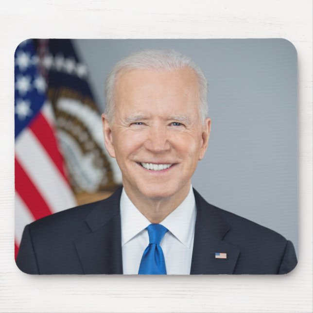 President Joe Biden White House Porträtt Musmatta (Framsidan)