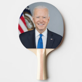 President Joe Biden White House Porträtt Pingisracket