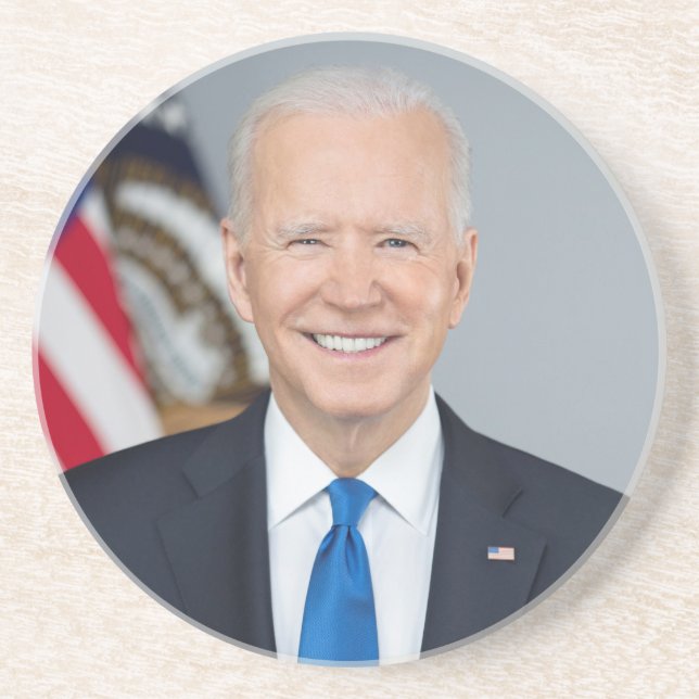 President Joe Biden White House Porträtt Underlägg (Framsidan)