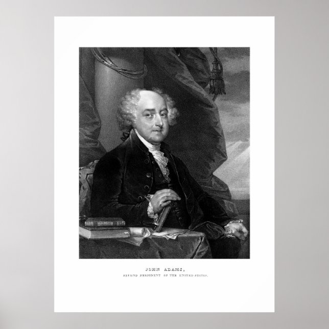 President John Adams Poster (Framsidan)