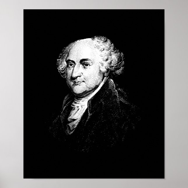 President John Adams Poster (Framsidan)