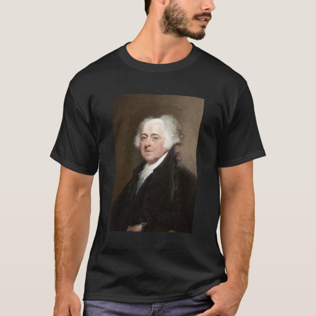 President John Adams T Shirt (Framsida)