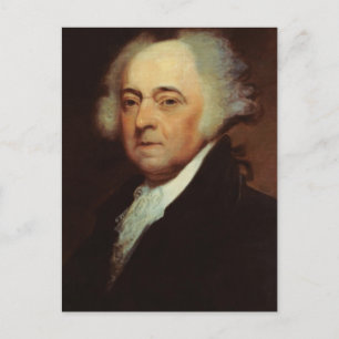 President John Adams Vykort