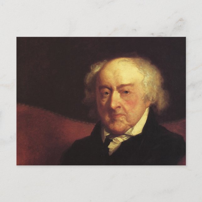 President John Admas Vykort (Framsida)