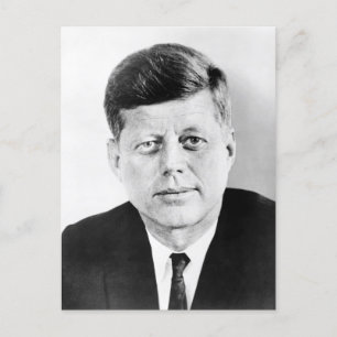 President John F Kennedy Porträtt Postcard Vykort