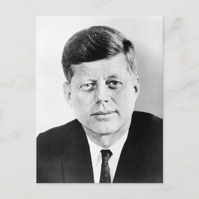 President John F Kennedy Porträtt Postcard Vykort (Framsida)