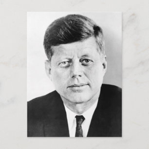 President John F Kennedy Porträtt Vykort