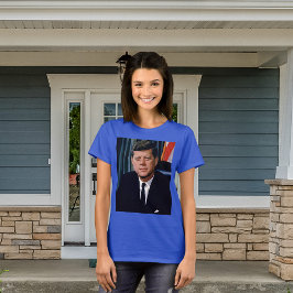 President John F Kennedy Womens T Shirt
