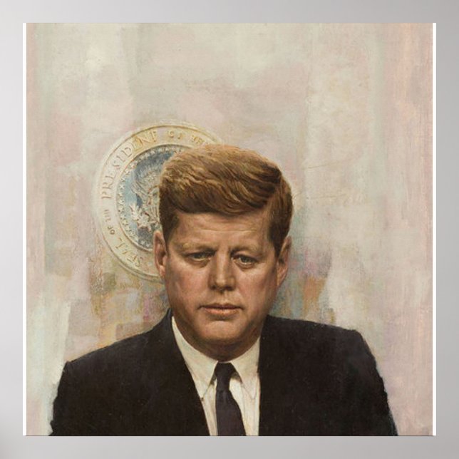 President John Fitzgerald Kennedy Poster (Framsidan)