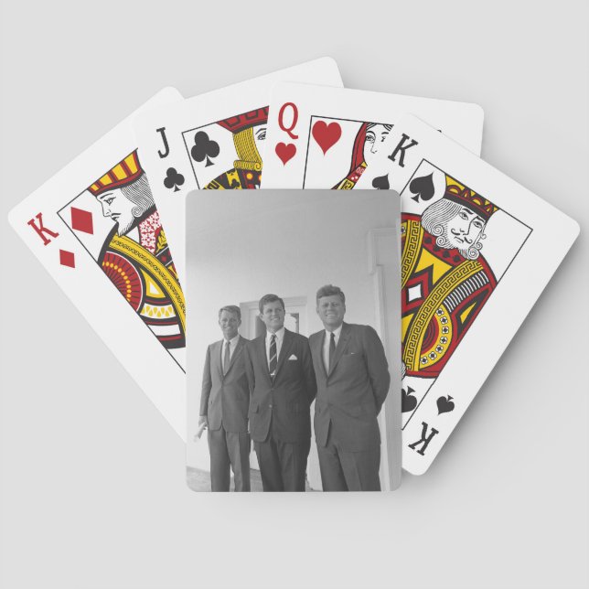 President John Kennedy & Brothers American Camelot Casinokort (Baksidan)