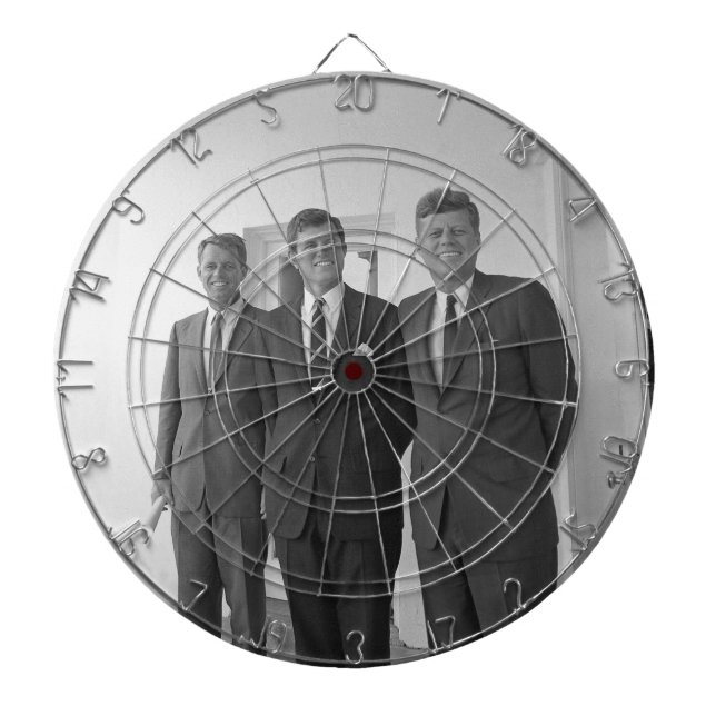 President John Kennedy & Brothers American Camelot Darttavla (Framsidan)