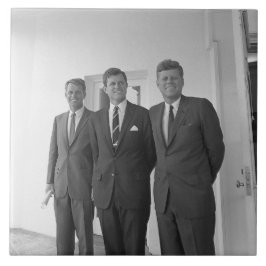 President John Kennedy & Brothers American Camelot Kakelplatta