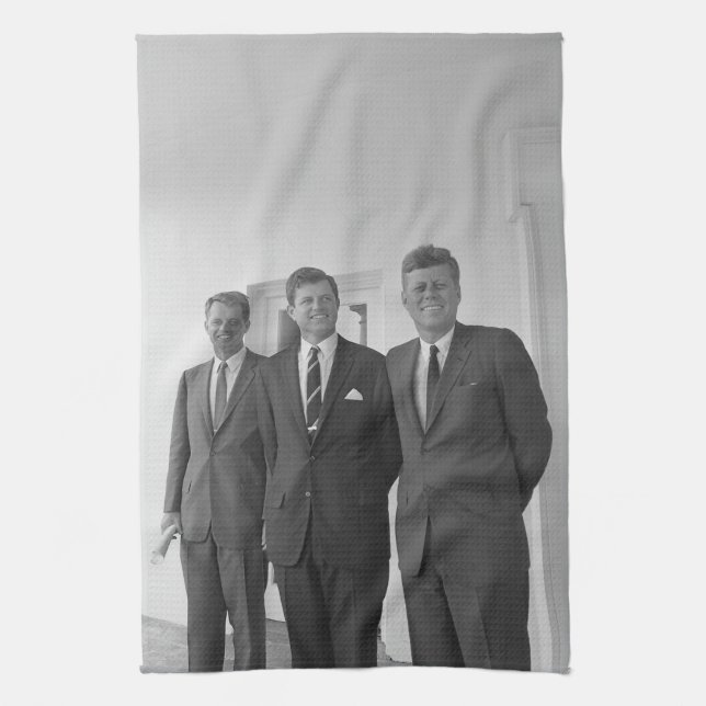 President John Kennedy & Brothers American Camelot Kökshandduk (Vertikal)