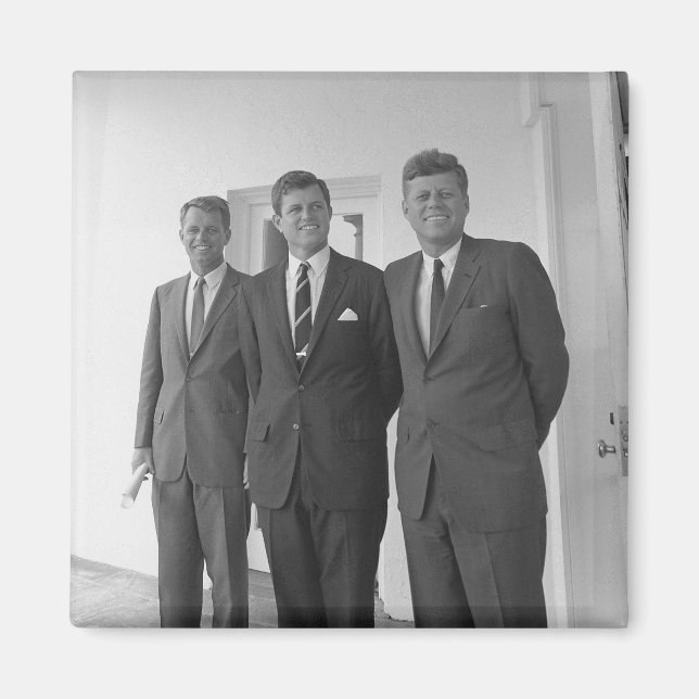 President John Kennedy & Brothers American Camelot Magnet (Framsidan)