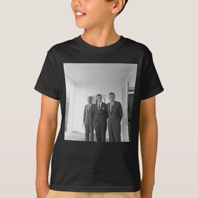 President John Kennedy & Brothers American Camelot T Shirt (Framsida)