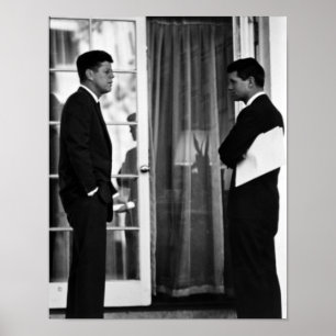 President John Kennedy och Robert Kennedy Poster