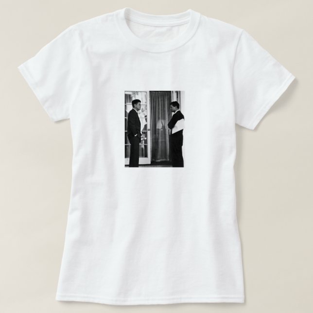 President John Kennedy och Robert Kennedy Tee (Design framsida)