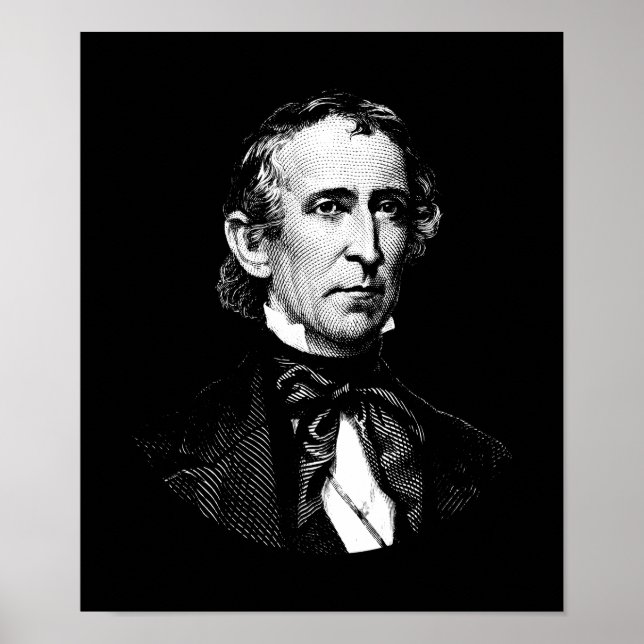President John Tyler Graphic Poster (Framsidan)
