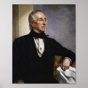 President John Tyler Porträtt Poster
