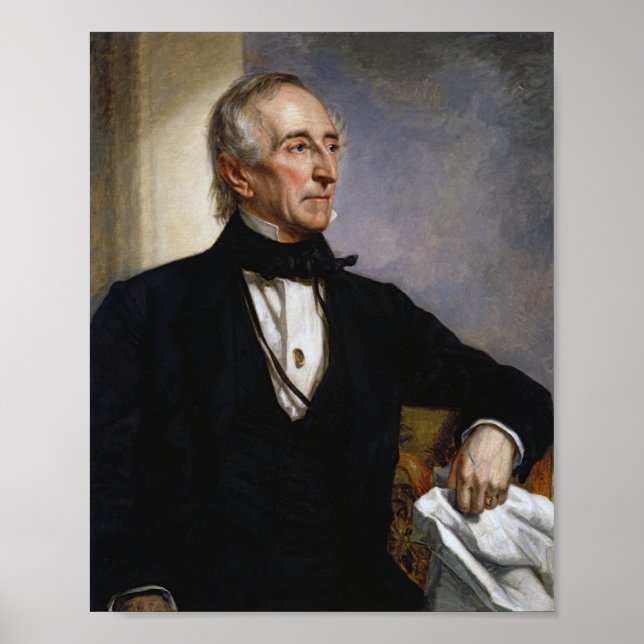 President John Tyler Porträtt Poster (Framsidan)