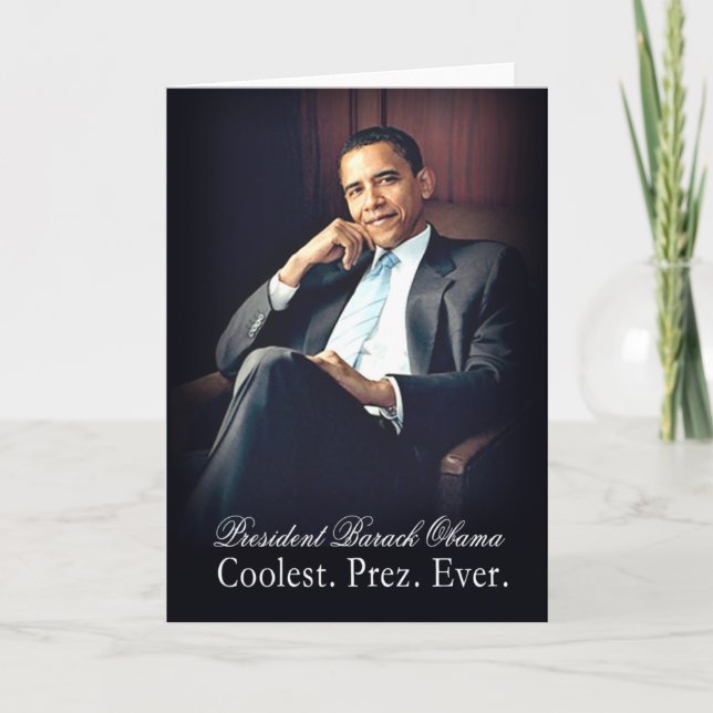 President kallaste Barack Obama -. Prez. Ever. Kort (Framsida)