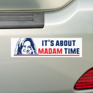 President Kamala Harris 2024 Det är på tiden Bildekal