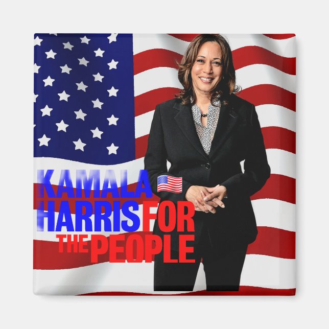President Kamala Harris 2024_ Magnet (Framsidan)
