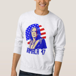 President kamala harris 47 lång ärmad tröja