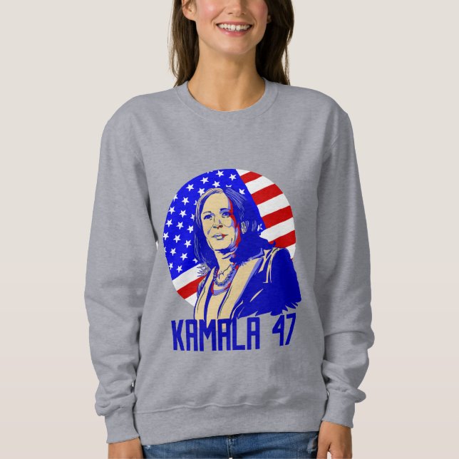 President kamala harris 47 t shirt (Framsida)